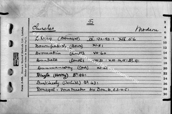 FR BROWNES INDEX